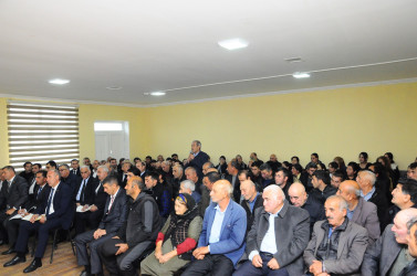 Qızılca və Yeni Qızılca kənd sakinləri ilə görüş