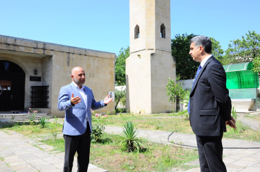 Şəhər məscidində aparılacaq təmirlə tanışlıq