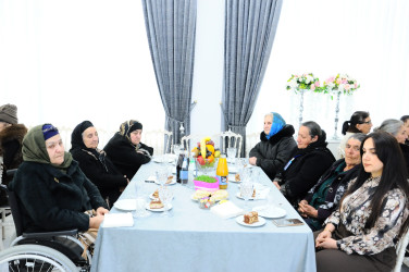 8 Mart – Beynəlxalq Qadınlar Günü münasibətilə şəhid ailələri ilə tədbir keçirilib
