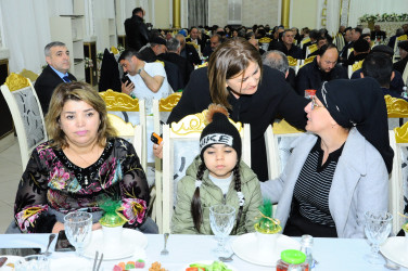 An iftar table has been organized in Goygol