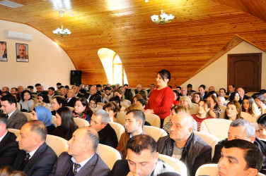An awareness-raising event has been held in Goygol